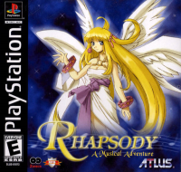 Rhapsody A Musical Adventure Playstation  box art